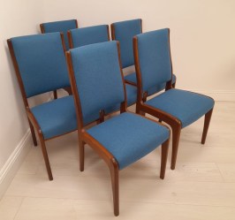 Six G Plan Teak Dining Chairs